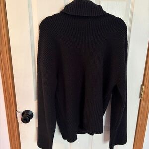 Black Turtleneck Sweater